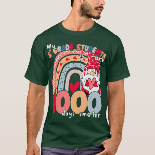T-shirt Mes élèves de 5e année sont 1000 jours plus intell