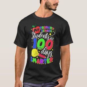 T-shirt Mes Élèves De L'École Primaire Sont 100 Jours Plus