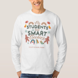 T-shirt Mes élèves sont des biscuits intelligents Noël ens