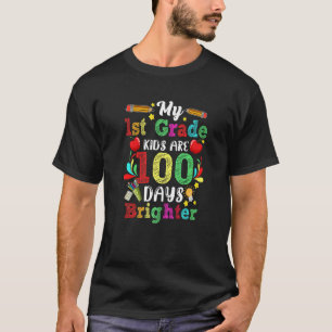 T-shirt Mes enfants de 1ère année sont 100 jours plus bril