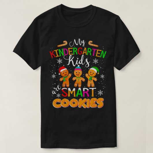 T-shirt Mes enfants de maternelle sont des biscuits intell (Design devant)