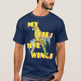 T-shirt Mes Enfants Ont Des Ailes Cockatiel Maman Papa Par