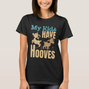 T-shirt Mes Enfants Ont Des Chèvres Chèvre Maman Papa Pare