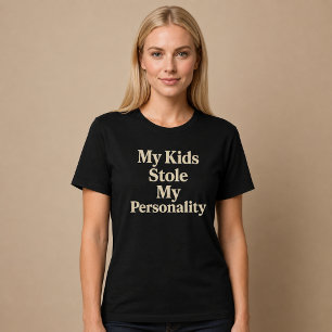 T-shirt Mes enfants ont volé ma personnalité maman papa