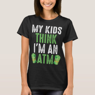 T-shirt Mes Enfants Pensent Que Je Suis Un Distributeur Au