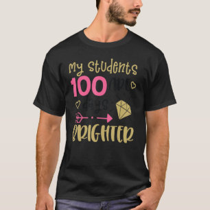 T-shirt Mes Étudiants Ont 100 Jours De Plus