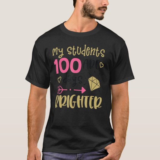 T-shirt Mes Étudiants Ont 100 Jours De Plus (Devant)