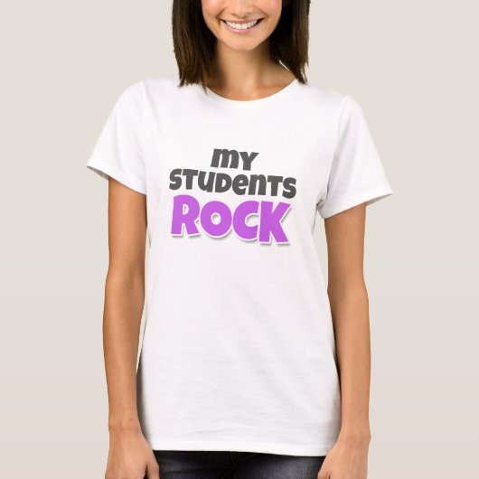 T-shirt Mes étudiants Rock (Devant)