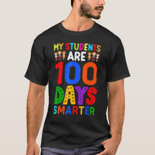 T-shirt Mes Étudiants Sont 100 Jours Smarter Happy Enseign