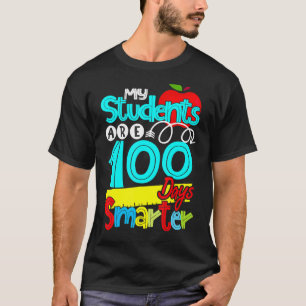 T-shirt Mes Étudiants Sont 100 Jours Smarter Happy Enseign