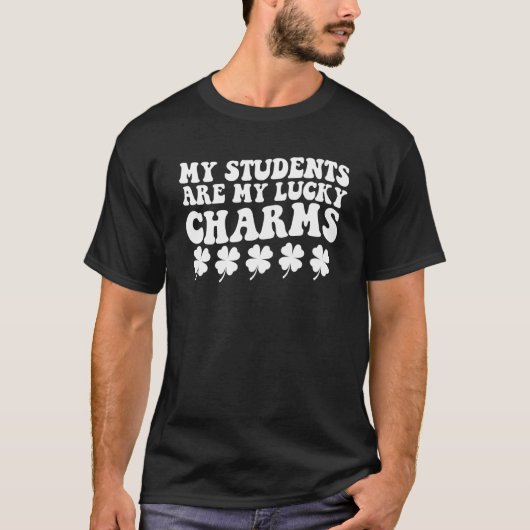 T-shirt Mes Étudiants Sont Mes Charmants Chanceux Professe (Devant)