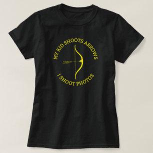 T-shirt Mes flèches pour enfant Maman en tir à l'arc