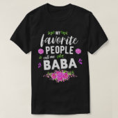 T-shirt Mes Gens Favoris M'Appelent Baba Grandma Serbe T- (Design devant)