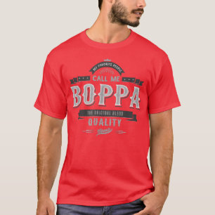 T-shirt Mes Gens Favoris M'Appelent Boppa Grandpa Cadeaux