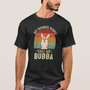 T-shirt Mes Gens Favoris M'Appelent Bouillon De Corgi Mign