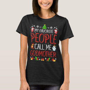 T-shirt Mes Gens Favoris M'Appelent Godmère Mauvaise Chris