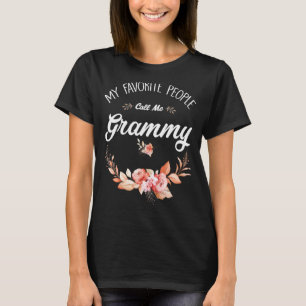 T-shirt Mes Gens Préférés M'Appelent Grammy Vintages Femme