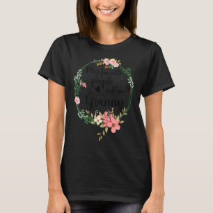T-shirt Mes Gens Préférés M'Appelent Granny Women Floral G