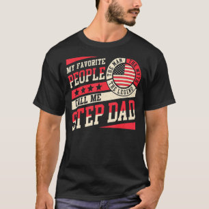 T-shirt Mes Gens Préférés M'Appelent Stepdad Men Retro Pap