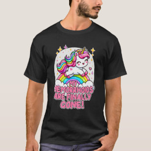 T-shirt Mes hémorroïdes ont finalement disparu Sarcastic D