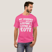 T-shirt Mes Hobbies Incluent Le Sommeil Et La Lecture De M (Devant entier)