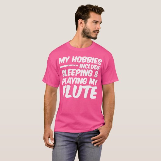 T-shirt Mes Hobbies Incluent Le Sommeil Et La Lecture De M (Devant entier)