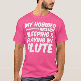 T-shirt Mes Hobbies Incluent Le Sommeil Et La Lecture De M