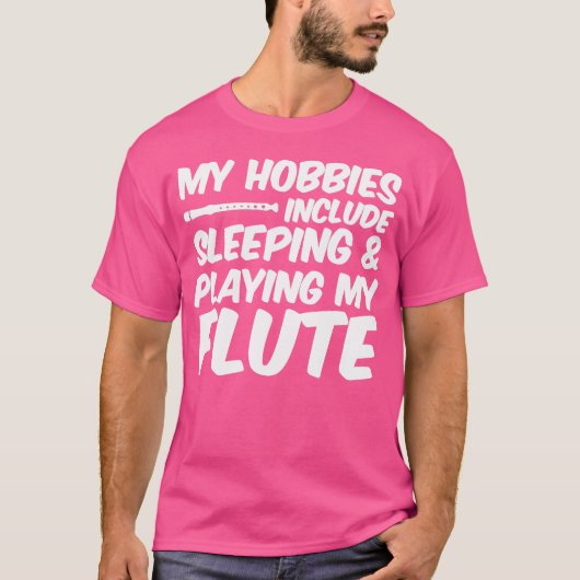 T-shirt Mes Hobbies Incluent Le Sommeil Et La Lecture De M (Devant)