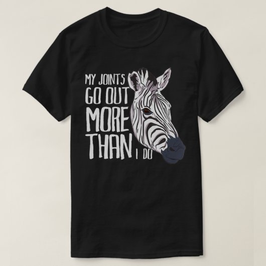 T-shirt Mes Joints Sortent Plus Que Moi (Design devant)