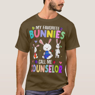 T-shirt Mes lapins Favoris Appelez-Moi Conseiller Famille 