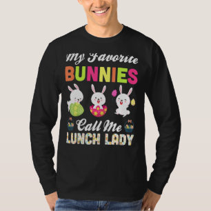 T-shirt Mes Lapins Favoris M'Appelent Déjeuner Drôle Drôle