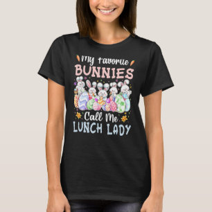 T-shirt Mes lapins Favoris M'Appelent Déjeuner Lady Cute O