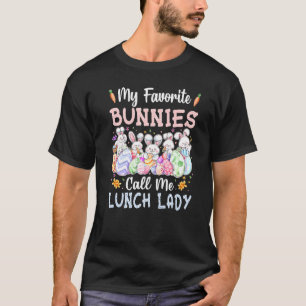 T-shirt Mes lapins Favoris M'Appelent Déjeuner Lady Cute O