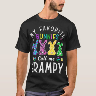 T-shirt Mes lapins Favoris M'Appelent Grampy Bunny Oeuf Le