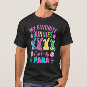 T-shirt Mes lapins Favoris M'Appelent Para Educator Mignon