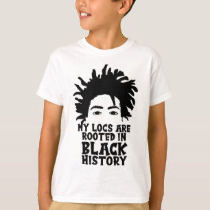 T-shirt Mes Locs Ancrées Mois de l'Histoire Noire (mois) D