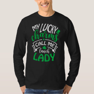 T-shirt Mes Lucky Charms m'appellent Dame du déjeuner Irla