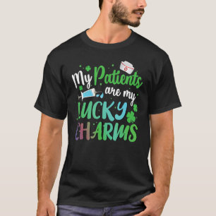 T-shirt Mes Patients Sont Mes Charmants Chance Lucky Nurse