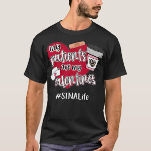 T-shirt Mes patients sont mes Saint-Valentin STNA Life Nur