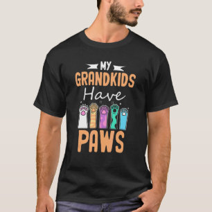 T-shirt Mes Petits-Enfants Ont Des Pâtes Chien Chat Grand-