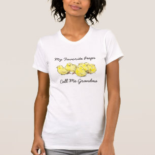 T-shirt Mes piaulements préférés m'appellent chemise de