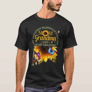 T-shirt Mes plus grandes bénédictions appelez-moi maman gr