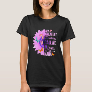 T-shirt Mes Plus Grandes Bénédictions M'Appelent Maman Et