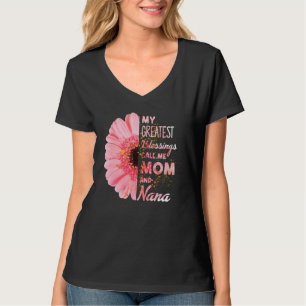 T-shirt Mes Plus Grandes Bénédictions M'Appelent Maman Et