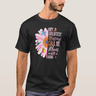 T-shirt Mes Plus Grandes Bénédictions M'Appelent Maman Et
