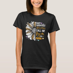 T-shirt Mes Plus Grandes Bénédictions M'Appelent Maman Et
