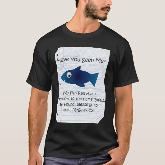T-shirt Mes poissons ont fonctionné loin (Devant)