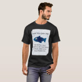 T-shirt Mes poissons ont fonctionné loin (Devant entier)
