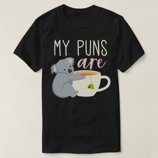 T-shirt Mes Puns Sont Du Thé De Koala 10 (Design devant)