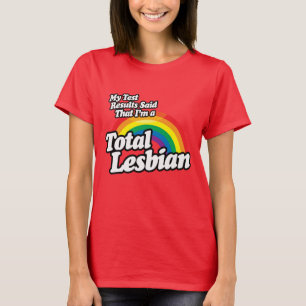T-SHIRT MES RÉSULTATS DE TEST ONT DIT LESBIAN